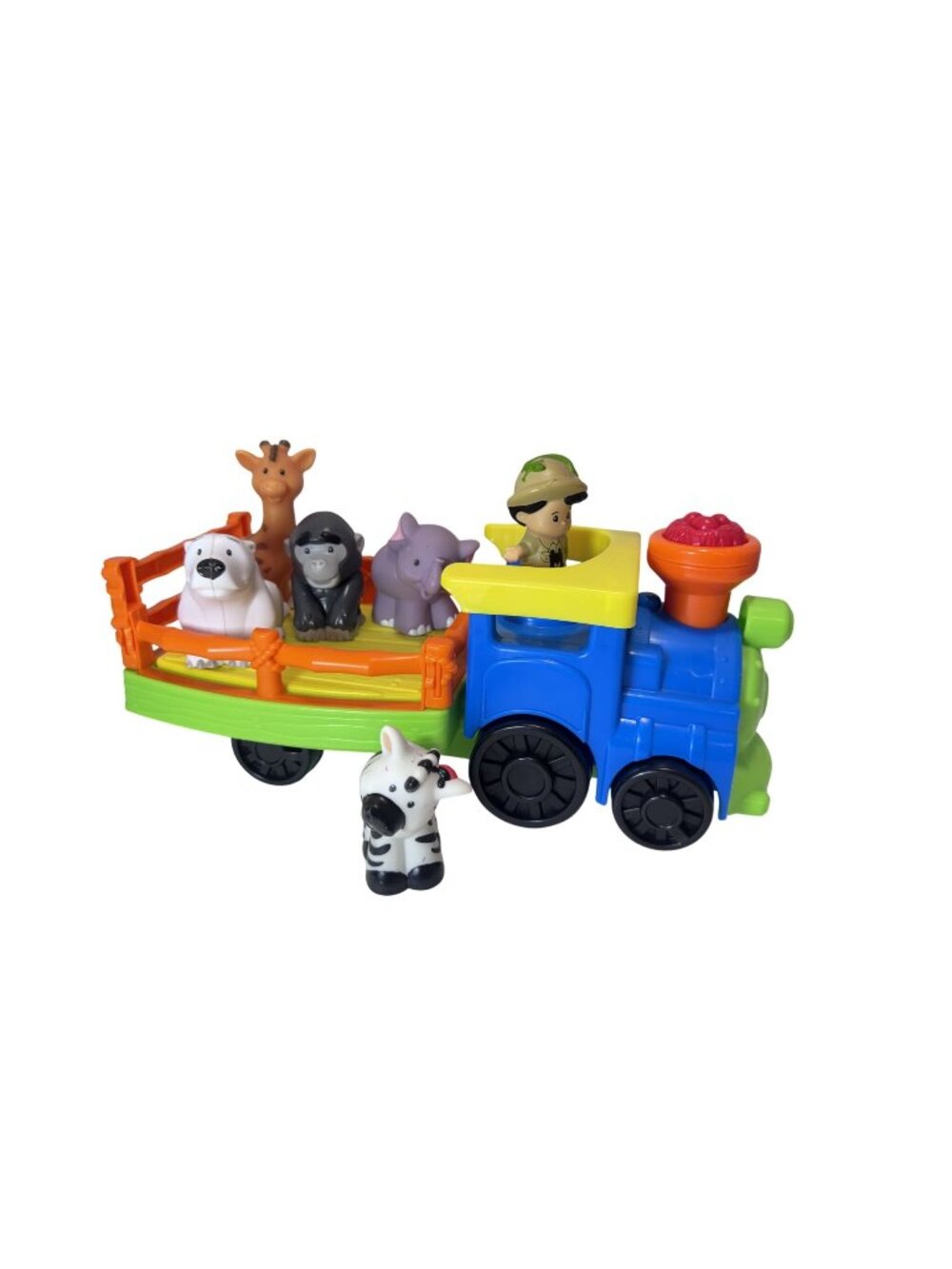 Fisher Price Little People Musical Safari Train & Wagon With Animals